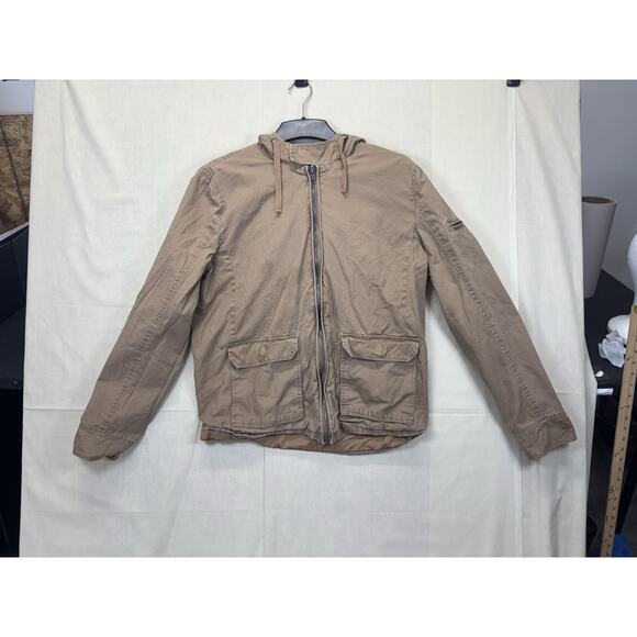 21 Men Brown Utility Worker wear Jacket All American Brand Size L - Picture 2 of 16